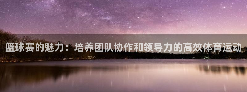 篮球赛的魅力：培养团队协作和领导力的高效体育运动