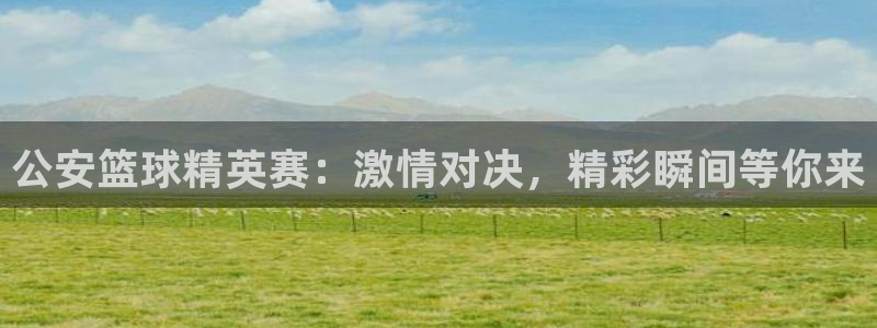星空体育在线官网：公安篮球精英赛：激情对决，精彩瞬间等你来